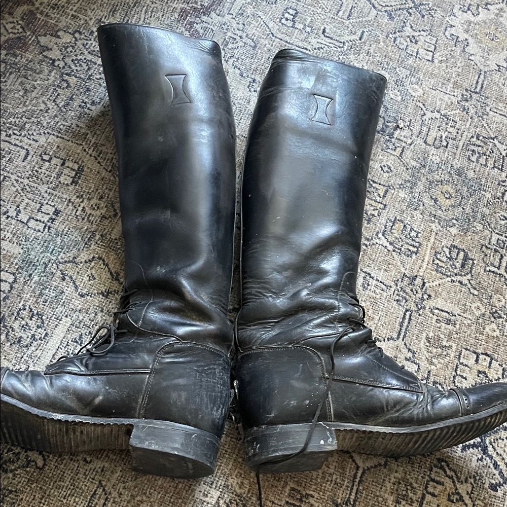 Black Riding Boots - Picture 2 of 4